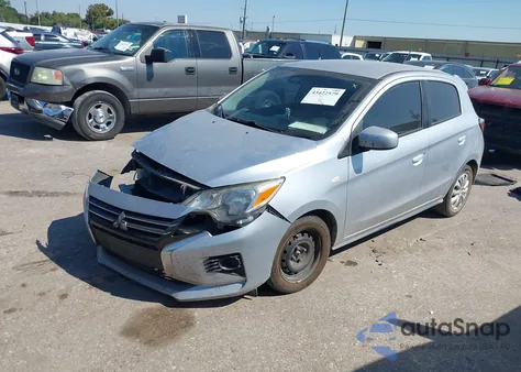 2021 Mitsubishi Mirage Carbonite Edition/Es/Le from USA, damaged, VIN ML32AUHJXMH005808